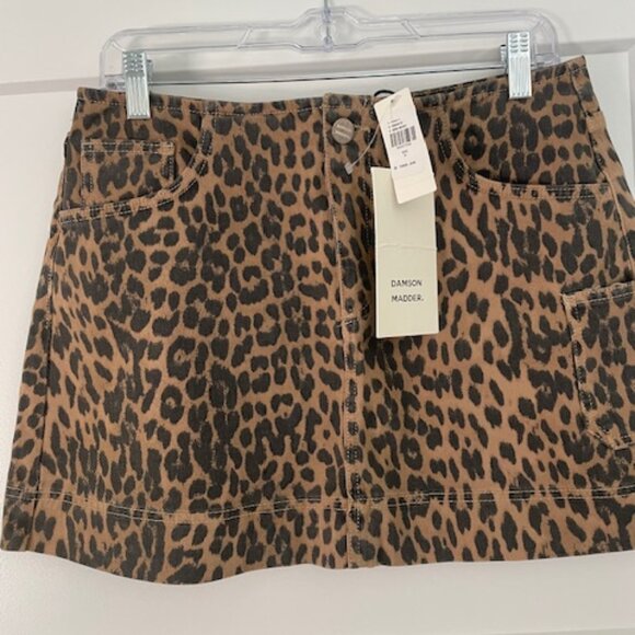 Damson Madder animal print mini skirt - Picture 1 of 7